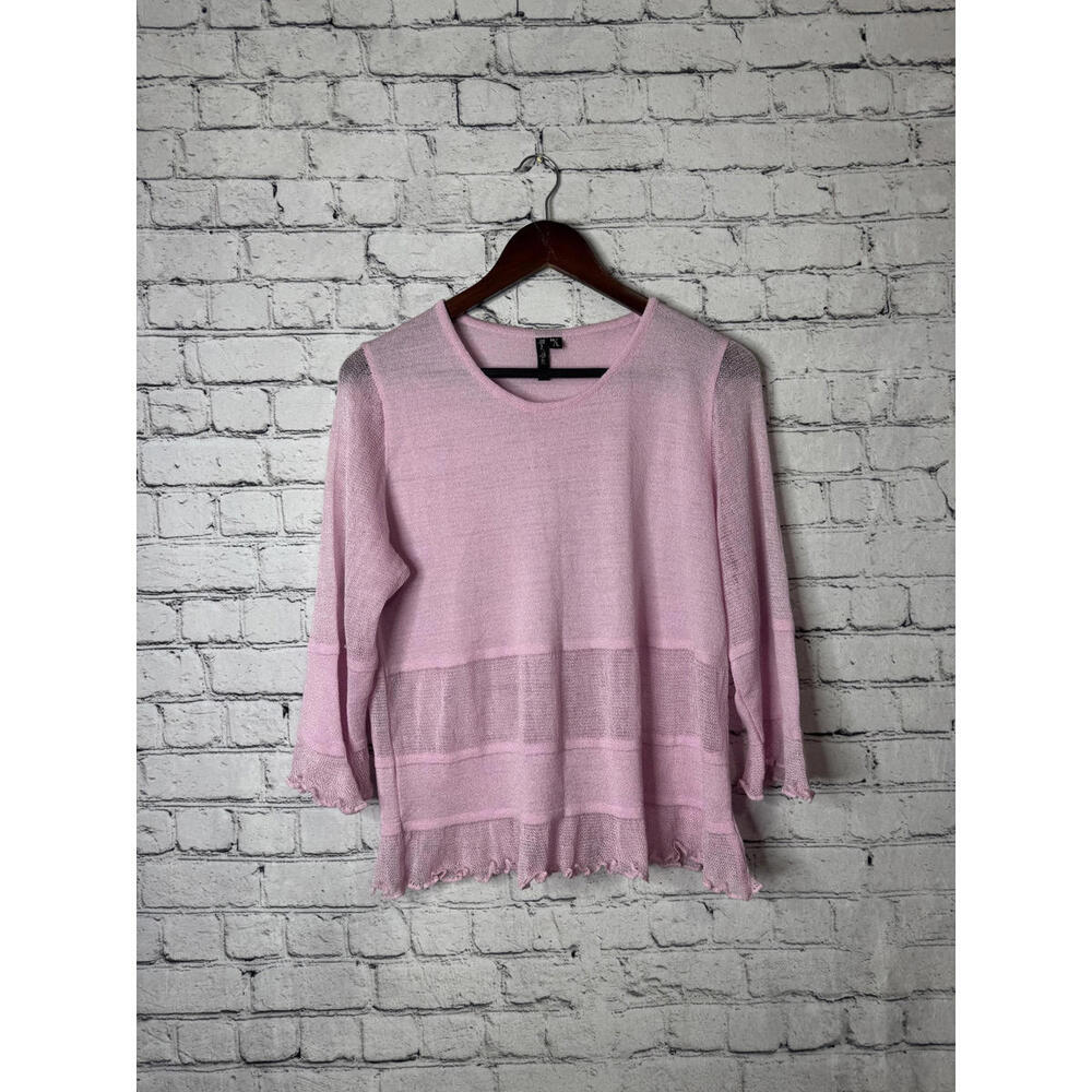 Roni Rabl Pink Lightweight Women's Sweater, Size‎ M/L